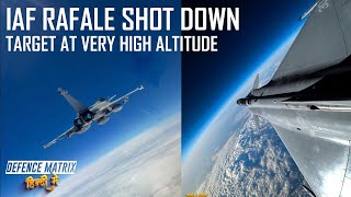 IAF Rafale shot down a very high altitude target  हिंदी में [upl. by Ahsinra650]