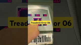 Treadmill error06 Solveytshorts gymequipment fitnessmachine foldabletreadmillshortsfeed shorts [upl. by Amalee250]