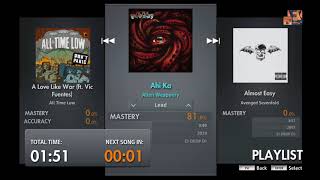 Ahi Ka  Alien Weaponry Lead  Db Ab Db Gb Bb Eb Guitar Tab [upl. by Adalai751]