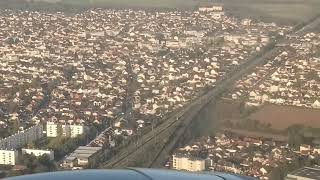 BaselMulhouse airport landing by easyJet [upl. by Akemej]