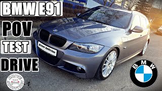 2010 BMW E91 318D Touring  4K POV TEST DRIVE  M PAKET AUTOMATIK 143HP  Drive Addiction [upl. by Leveridge]