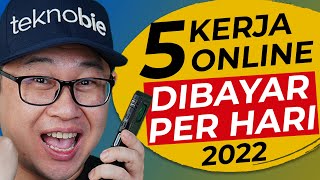 5 Profesi Freelance Kerja Online Dibayar Per Hari 2023 [upl. by Saxen284]