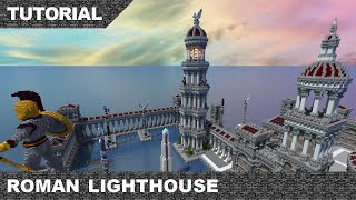 Minecraft Roman Lighthouse Tutorial amp Download [upl. by Terag]