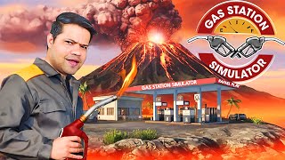 E AGORA O VULCÃO ENTROU EM ERUPÇÃO  TIDAL WAVE DLC  Gas Station Simulator [upl. by Elockin56]