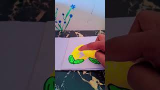 Corn 🌽  painting with finger  ytshort [upl. by Cordelia819]