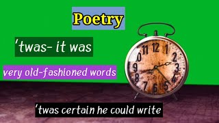 Oldfashioned wordsarchaic words in English poetry eng4U [upl. by Gabbey]