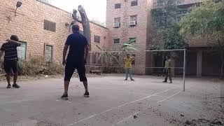 Badminton practice in MBM engineering college jodhpur Rajasthan [upl. by Berkeley872]