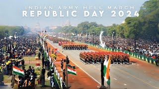 Indian Army Hell March 2024  Republic Day Parade  Explore India [upl. by Koenraad]