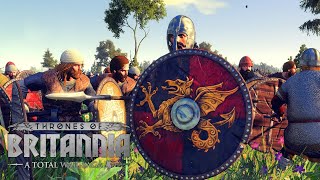 Battle of Edington 878 AD  Thrones of Britannia Total War Historical Battle [upl. by Kenlay259]