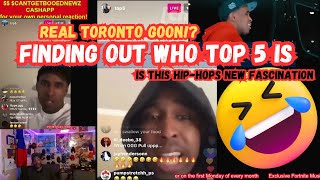 When Booed found out who Top 5 was it was crazy 😂🤣newspodcast hiphopculture top5 toronto [upl. by Htiffirg]