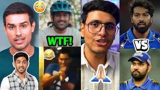 NO WAY He ACTUALLY did it…🤣 Rohit Vs Hardik Dhruv Rathee amp Thugesh Triggered Insaan MS Dhoni [upl. by Lebaron]