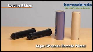 Cara Pasang Ribbon dan Label Printer Argox CP Series [upl. by Ireland]