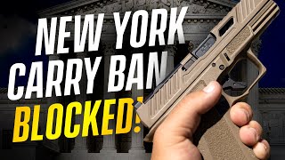 Judge Destroys New Yorks Concealed Carry Ban on Private Property  Is Your Right to Carry Restored [upl. by Rayham]