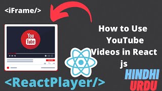 How to Use React Player  iframe in react js  React js use YouTube Video React js player [upl. by Pero]