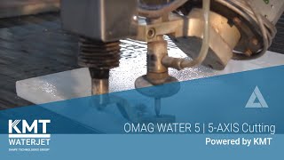 Omag Water 5  Five Axis CNC Waterjet [upl. by Derward451]