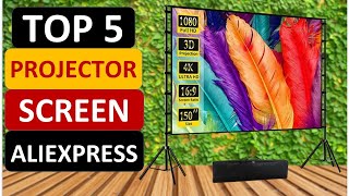 Top 5 Best Projector Screen in 2024 [upl. by Laroc]