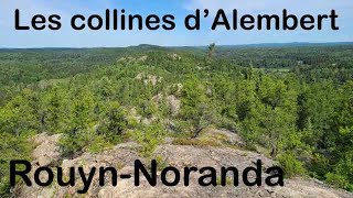 Québec Rando Les collines dAlembert et le sentier de la Griffe RouynNoranda Abitibi 2021 [upl. by Atsyrc]