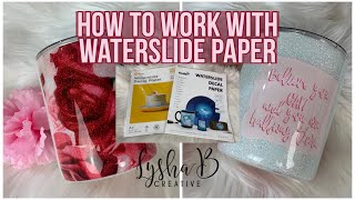 How to work with waterslide paper Hiipoo clear waterslide Koala White waterslide decal paper [upl. by Sven]