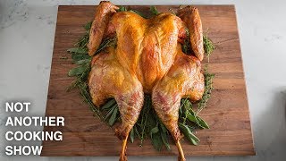 the easiest THANKSGIVING TURKEY in 90 MINUTES OR LESS [upl. by Aitan41]