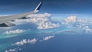 The Bahamas flyover in an Airbus A321 twinjet [upl. by Ellemac56]