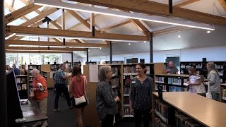 Sunriver Library holds grand opening ribbon cutting event [upl. by Bernardina963]