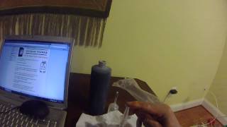 hp 92 black ink refill diy [upl. by Mathew]