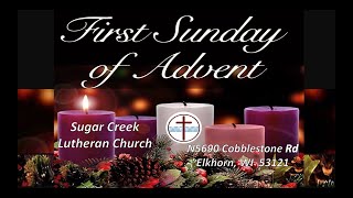 Sugar Creek Lutheran Church  First Sunday of Advent  Senior Choir sings  December 3 2023 [upl. by Atnahc562]