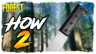 The Forest  HOW TO FIND THE MACHETE  Updated Location [upl. by Bergstrom939]