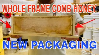 New Comb Honey Packaging Whole Frame [upl. by Nabalas901]