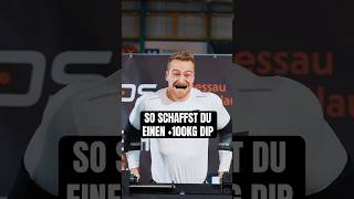 So schaffst du einen 100kg Dip dip dips calisthenics [upl. by Raynor]