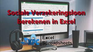 Sociale verzekeringsloon berekenen in Excel ✅ [upl. by Yellah83]