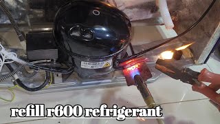 How to change fridge compressor amp Gas Charging [upl. by Ettelorahc]