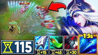 When Ashe has 115 Ability Haste it looks like shes playing URF W SPAM ASHE BUILD [upl. by O'Conner]