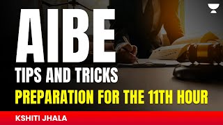 AIBE  All India Bar Examination  Tips and Tricks  Kshiti Jhala [upl. by Panthea]