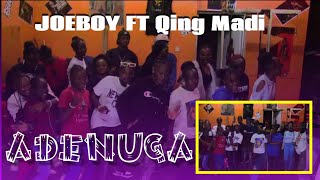 Joeboy Ft Qing Madi Adenuga Official Dance Steps Dance Academy [upl. by Neilla]