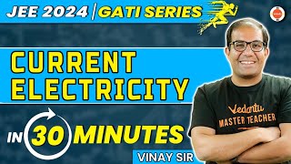 JEE Main 2024  CURRENT ELECTRICITY Quick Revision 🔥 Class 12  ONE SHOT  Vinay Shur Sir [upl. by Nassir]