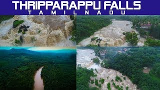 Flash Flood Thirparappu Waterfalls Flood l Helicam View l WaterFalls India [upl. by Earissed]