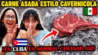 🇨🇺CUBANAS REACCIONAN a Carne Asada estilo Cavernícola  La Capital [upl. by Quiteris967]