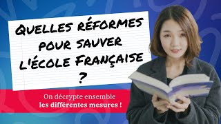 Voici les 8 changements annoncés par le gouvernement concernant les écoles collèges et lycées [upl. by Nivrem]