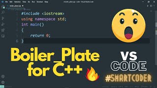 Boiler plate in VS code for C  super tips 🔥🔥 [upl. by Rocher891]