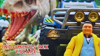 Jurassic World  Fan made Movies  The Indominus Rex Escapes the Paddock  Facing Owen Grady [upl. by Heurlin937]