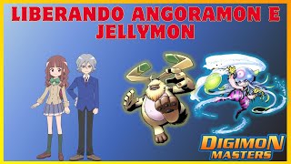 LIBERANDO ANGORAMON E JELLYMON DIGIMON MASTERS ONLINE DMO [upl. by Nerehs]