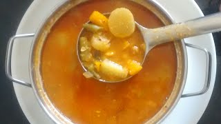 ತರಕಾರಿ ಬೇಳೆ ಸಾರು  Mix Vegetable Sambar  South Indian Sambar  Togari Bele Sambar in Kannada [upl. by Kalina]