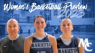 Marietta College Womens Basketball Preview 2023 [upl. by Oirrad]