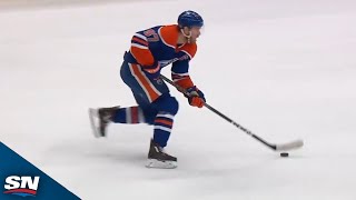 Connor McDavid Jets Past Ducks Defence For Beauty Solo Goal [upl. by Kyte]