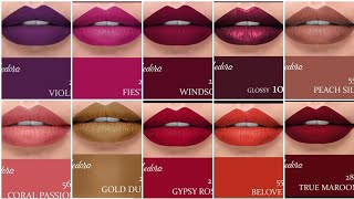 Medora Lipstick Shade And Number Medora Lipstick Colours Medora [upl. by Avirt]