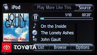 HowTo Display Audio with Entune®  Connect iPod®  Toyota [upl. by Ynehpets]