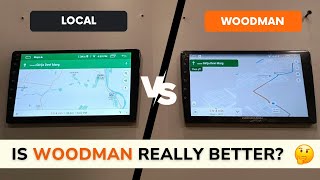 Woodman comparison with Local Android Car Stereo  How is Woodman different from Local  Review 2024 [upl. by Enneirb]