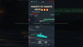 YAMATO VS YAMATO AEGIS🔥🔥🔥modernwarshipsgameplay gaming [upl. by Leruj]