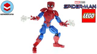 LEGO Marvel Super Heroes 76226 SpiderMan Figure Speed Build [upl. by Ytoc]